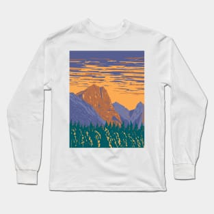 Hozomeen Mountain within Ross Lake National Recreation Area Washington State WPA Poster Art Long Sleeve T-Shirt